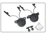 FMA EX Headset and Helmet Rail Adapter Set GEN1 BK TB997-BK
